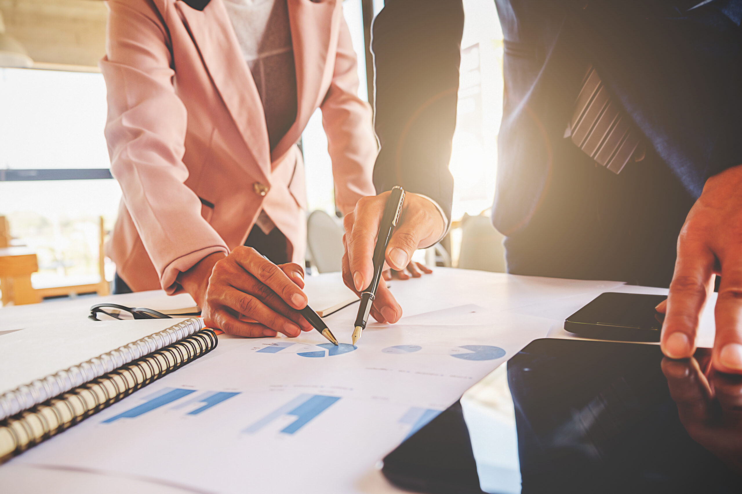 Executive teamwork accountant people businesswoman group scaled